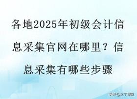 2025年初级会计信息采集官网及步骤指南